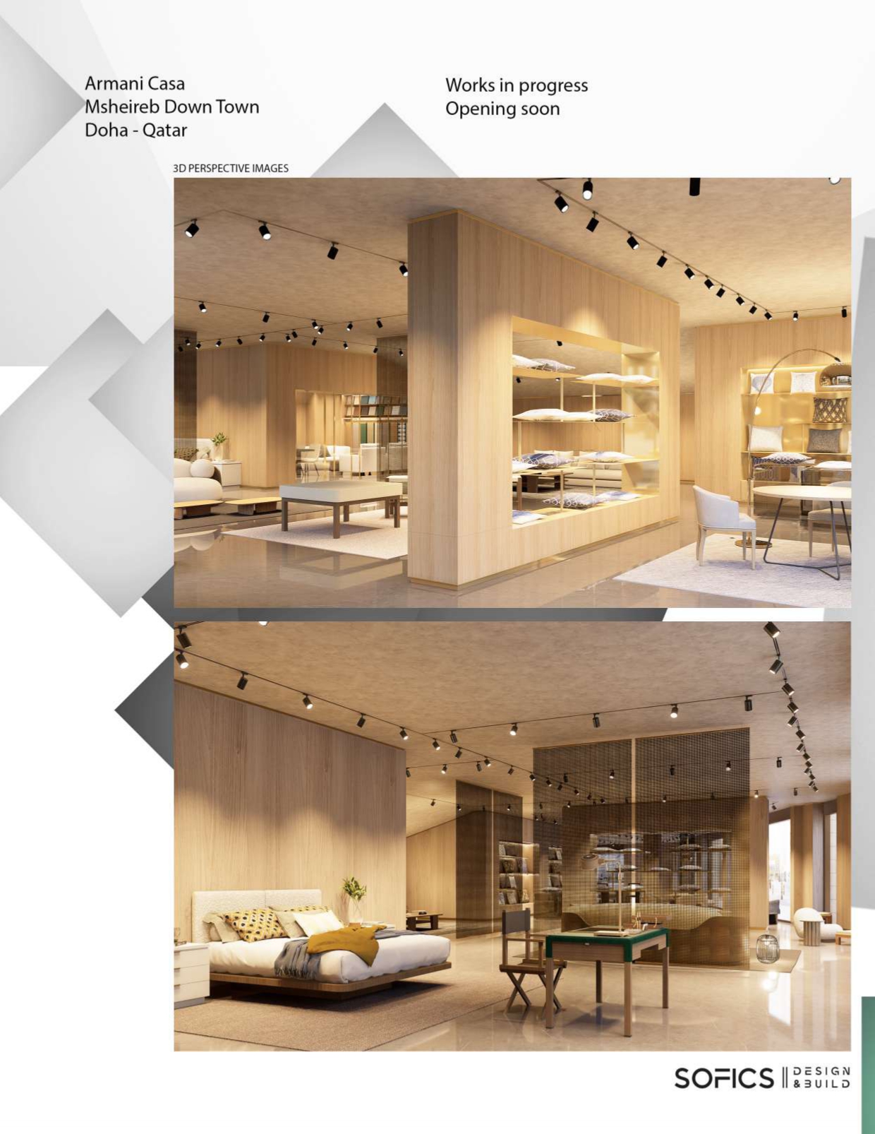 SOFICS featured restaurant and fit-out work