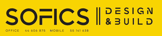 SOFICS Design & Build logo artwork